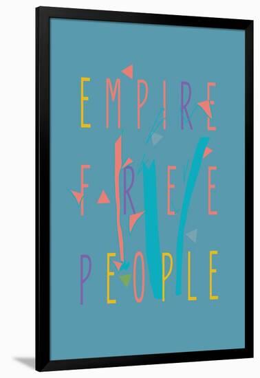 Empire Free People by Annimo-null-Framed Art Print
