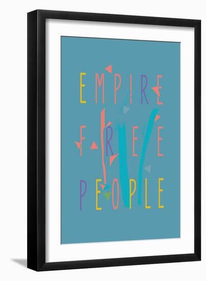 Empire Free People by Annimo-null-Framed Art Print