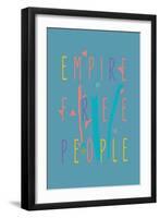 Empire Free People by Annimo-null-Framed Art Print