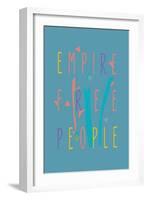 Empire Free People by Annimo-null-Framed Art Print