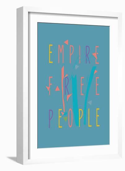 Empire Free People by Annimo-null-Framed Art Print