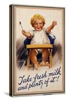 Empire Marketing Board Milk Poster-null-Stretched Canvas