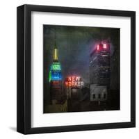 Empire & New Yorker-Richard James-Framed Art Print