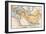 Empire of Alexander the Great After the Battle of Issus, 301 BC-null-Framed Giclee Print