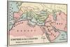 Empire of the Arab Caliphs, Middle of the 8th Century-null-Stretched Canvas