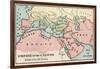 Empire of the Arab Caliphs, Middle of the 8th Century-null-Framed Giclee Print