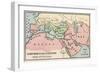 Empire of the Arab Caliphs, Middle of the 8th Century-null-Framed Giclee Print