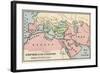 Empire of the Arab Caliphs, Middle of the 8th Century-null-Framed Giclee Print