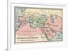 Empire of the Arab Caliphs, Middle of the 8th Century-null-Framed Giclee Print