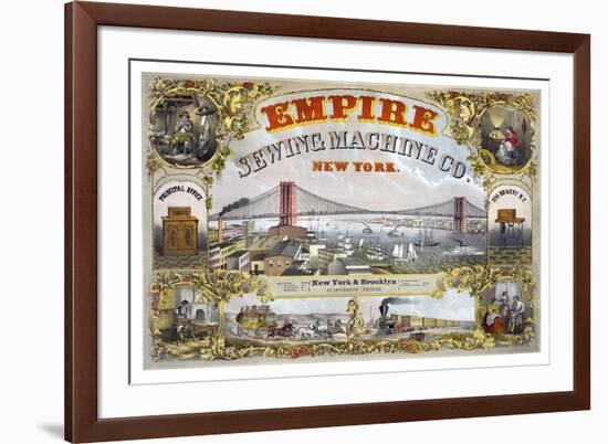 Empire Sewing Machine Company-Henry Seibert & Bros-Framed Premium Giclee Print