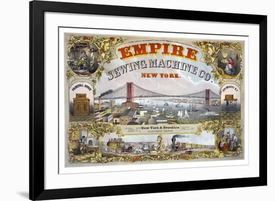 Empire Sewing Machine Company-Henry Seibert & Bros-Framed Premium Giclee Print