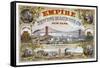 Empire Sewing Machine Company-Henry Seibert & Bros-Framed Stretched Canvas