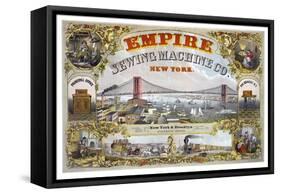 Empire Sewing Machine Company-Henry Seibert & Bros-Framed Stretched Canvas