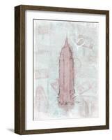 Empire Sketch Romantic-OnRei-Framed Art Print