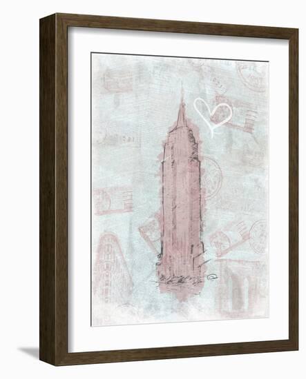 Empire Sketch Romantic-OnRei-Framed Art Print