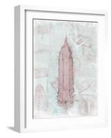 Empire Sketch Romantic-OnRei-Framed Art Print