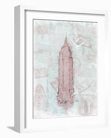 Empire Sketch Romantic-OnRei-Framed Art Print