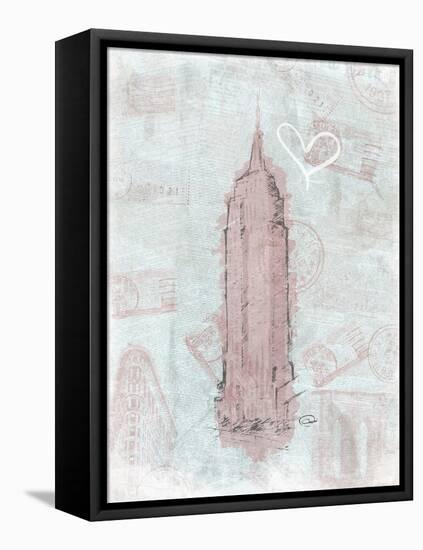 Empire Sketch Romantic-OnRei-Framed Stretched Canvas