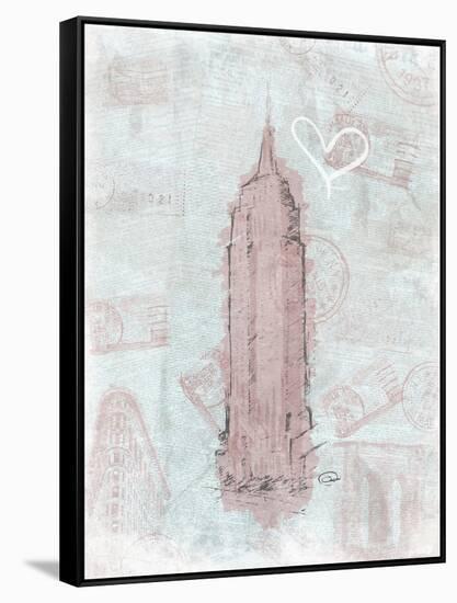 Empire Sketch Romantic-OnRei-Framed Stretched Canvas