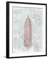 Empire Sketch Romantic-OnRei-Framed Art Print