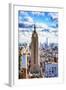 Empire Skyline - In the Style of Oil Painting-Philippe Hugonnard-Framed Giclee Print