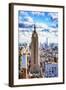 Empire Skyline - In the Style of Oil Painting-Philippe Hugonnard-Framed Giclee Print