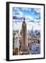 Empire Skyline - In the Style of Oil Painting-Philippe Hugonnard-Framed Giclee Print