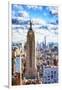 Empire Skyline - In the Style of Oil Painting-Philippe Hugonnard-Framed Giclee Print