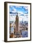 Empire Skyline - In the Style of Oil Painting-Philippe Hugonnard-Framed Giclee Print