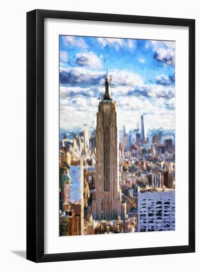 Empire Skyline - In the Style of Oil Painting-Philippe Hugonnard-Framed Giclee Print