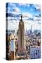 Empire Skyline - In the Style of Oil Painting-Philippe Hugonnard-Stretched Canvas