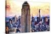 Empire State & 1 World Trade-Philippe Hugonnard-Stretched Canvas