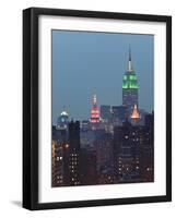 Empire State Bldg, Manhatten, New York City, USA-Walter Bibikow-Framed Photographic Print