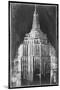 Empire State Blueprint-Ethan Harper-Mounted Art Print