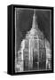 Empire State Blueprint-Ethan Harper-Framed Stretched Canvas