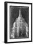 Empire State Blueprint-Ethan Harper-Framed Art Print