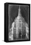 Empire State Blueprint-Ethan Harper-Framed Stretched Canvas