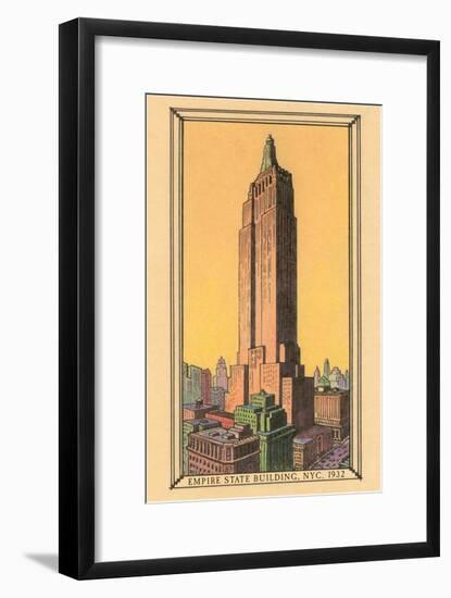 Empire State Building, 1932, New York City-null-Framed Art Print