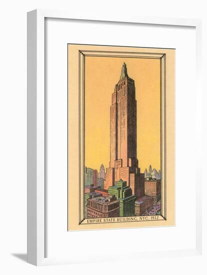 Empire State Building, 1932, New York City-null-Framed Art Print