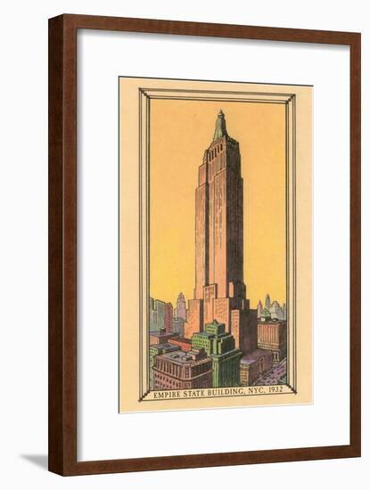 Empire State Building, 1932, New York City-null-Framed Art Print
