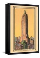 Empire State Building, 1932, New York City-null-Framed Stretched Canvas