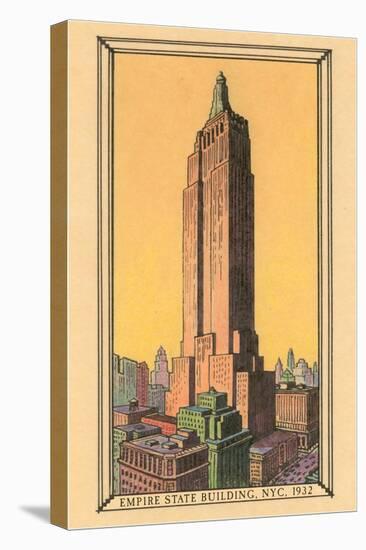 Empire State Building, 1932, New York City-null-Stretched Canvas