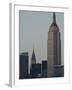 Empire State Building and Chrysler Building, New York City, USA-Alan Copson-Framed Photographic Print