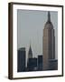 Empire State Building and Chrysler Building, New York City, USA-Alan Copson-Framed Photographic Print