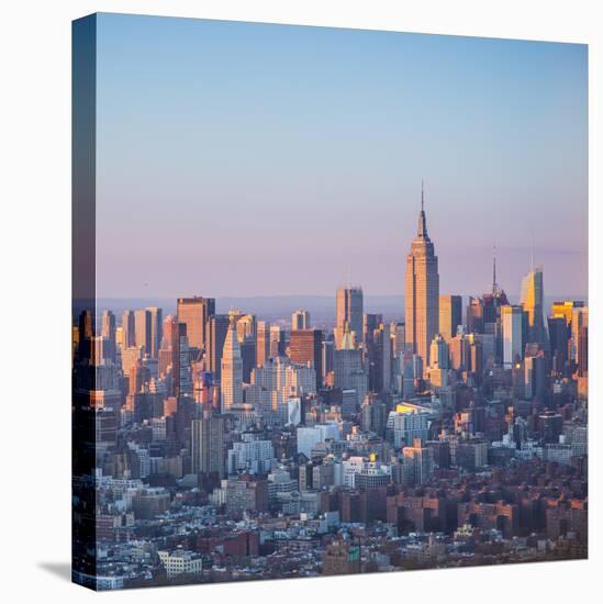 Empire State Building and Manhattan, New York City, New York, USA-Jon Arnold-Stretched Canvas