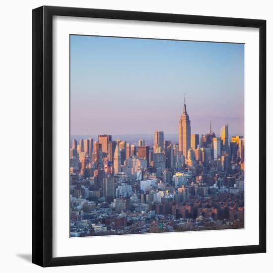 Empire State Building and Manhattan, New York City, New York, USA-Jon Arnold-Framed Premium Photographic Print