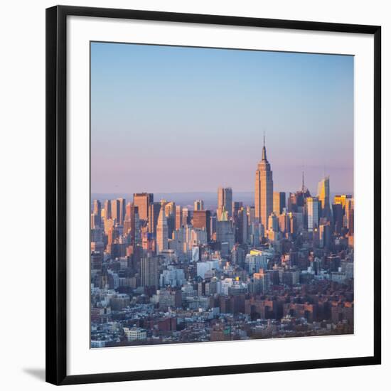 Empire State Building and Manhattan, New York City, New York, USA-Jon Arnold-Framed Premium Photographic Print