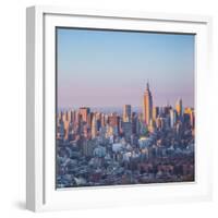 Empire State Building and Manhattan, New York City, New York, USA-Jon Arnold-Framed Photographic Print