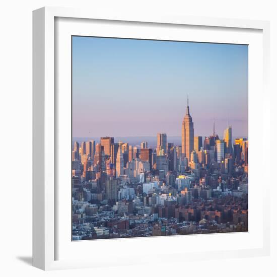 Empire State Building and Manhattan, New York City, New York, USA-Jon Arnold-Framed Photographic Print