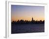 Empire State Building and Mid Town Skyline at Dawn, Manhattan, New York City, USA-Amanda Hall-Framed Photographic Print